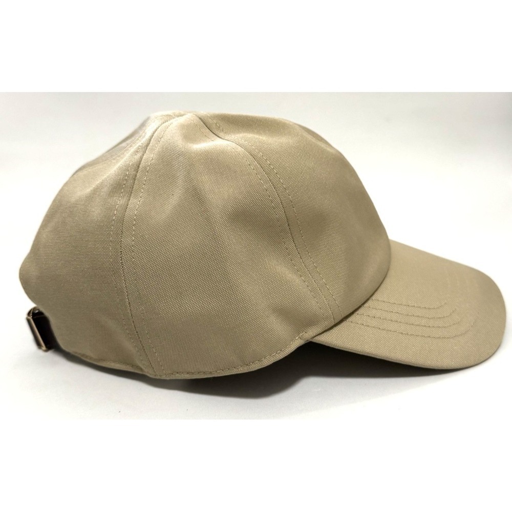 Madewell Baseball Hat Womens One Size Khaki Adjustable Leather Strap